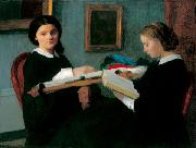 Henri Fantin-Latour The Two Sisters oil painting